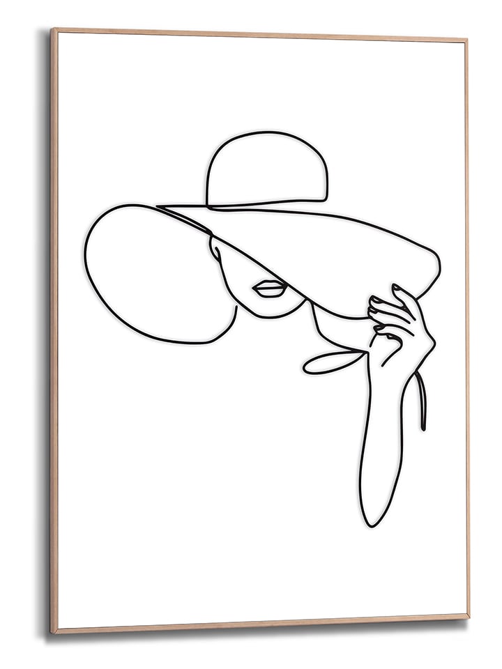 Orangewallz Gerahmter Kunstdruck 