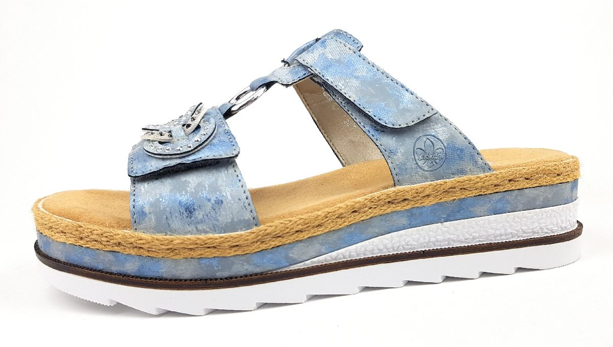 Rieker Dipinto V7986-12 Blau 12 Heaven/ Fog-Silver
