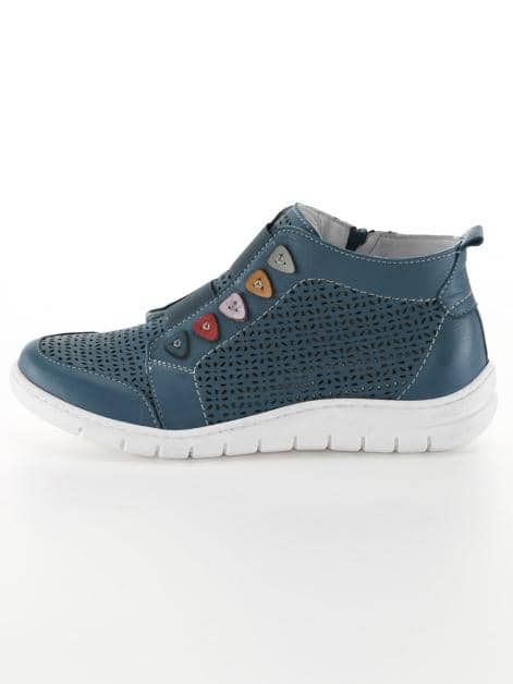 Stiefelette mit Lochung