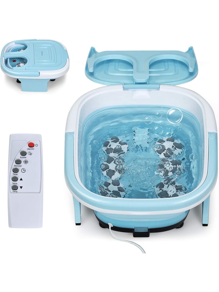 COSTWAY Fußbad Massagegerät in Blau günstig kaufen 40 cm