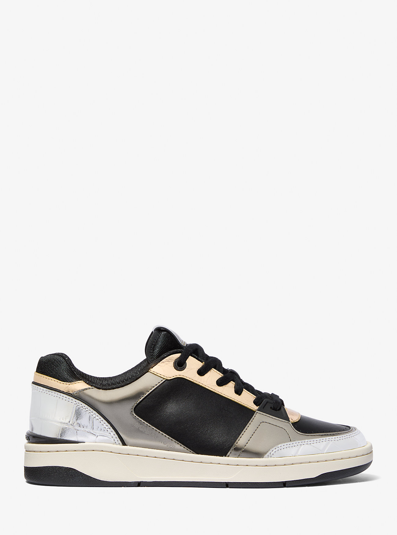 Rebel Color-Block skinnsneaker - SVART KOMBO