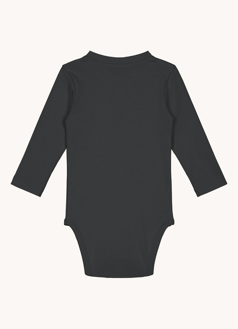 Salopetă Henley din amestec de bumbac organic Gray Label
