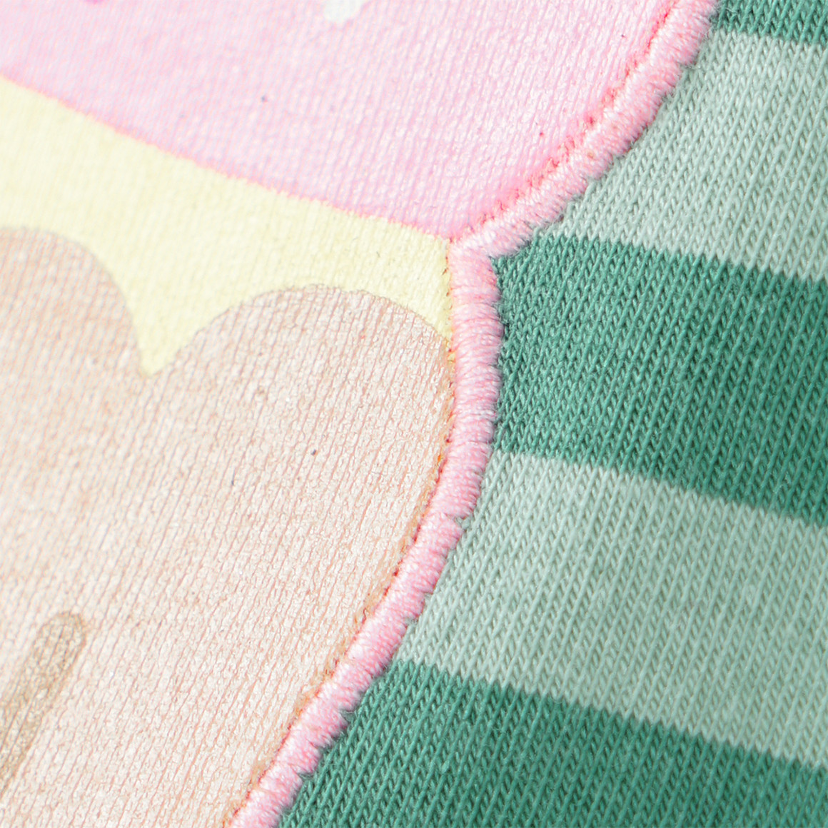 Mädchen Langarmshirt mit Muffin-Applikation