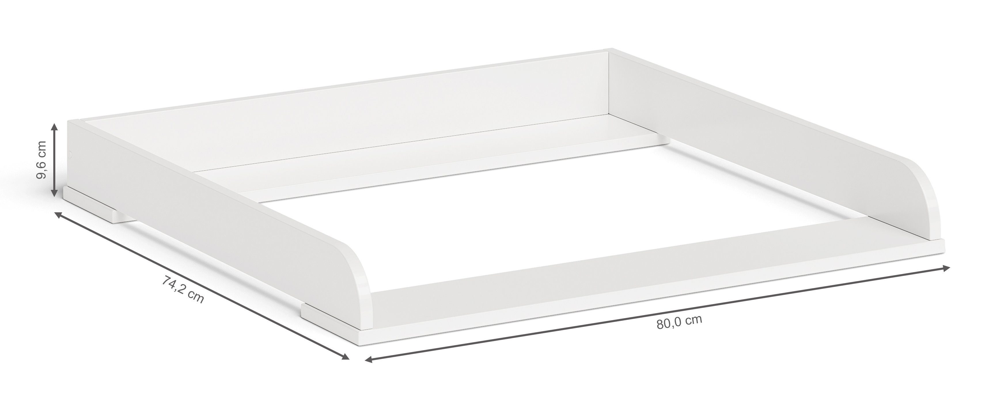 Bellabino Wickelaufsatz Oti, für IKEA Kommode Malm, Hemnes, Nordli