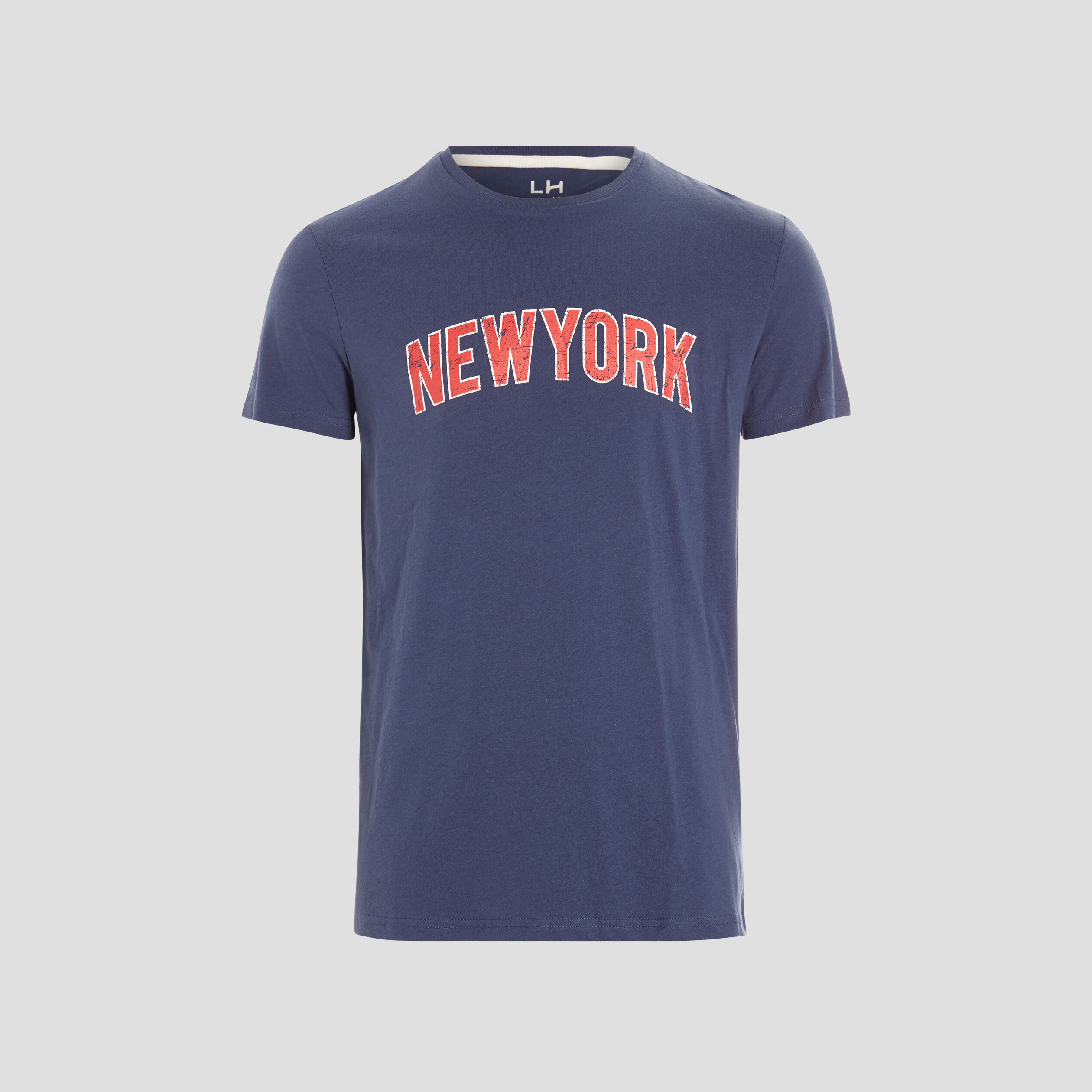 T-shirt manches courtes bleu homme | La Halle