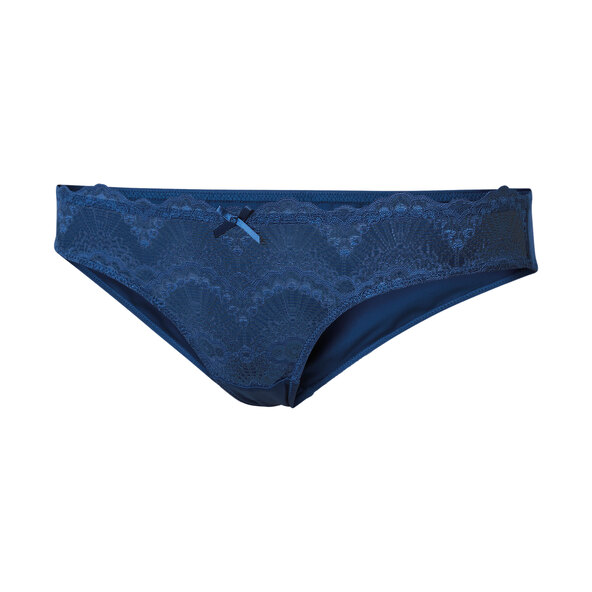 Damen Sommer Slips 2er-Set, Mini Brief, navy