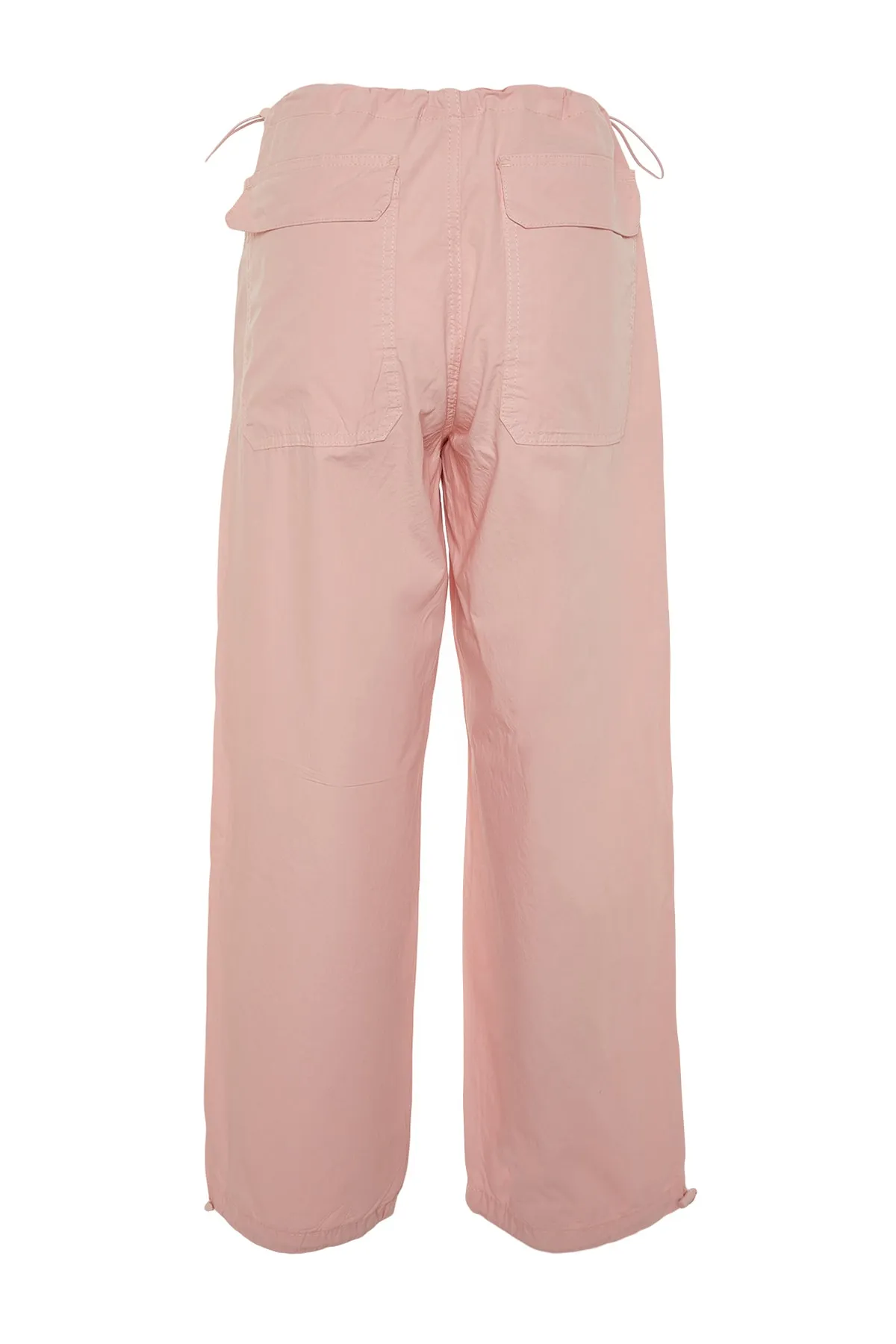 Trendyol Collection  Rosa Stopper-Fallschirmhose mit normaler Taille TWOAW23JE00738