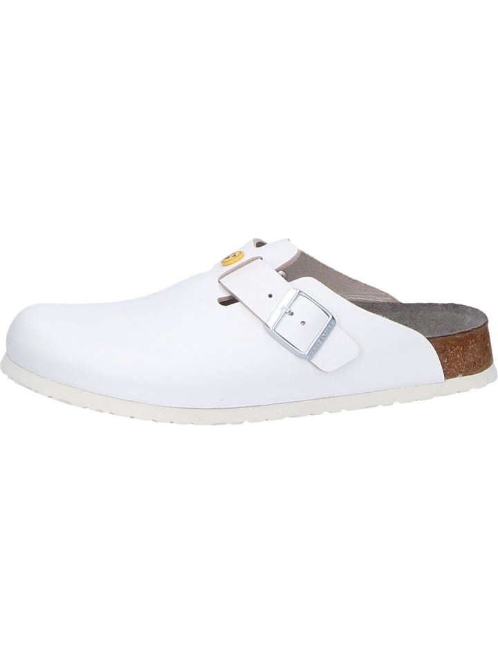 Birkenstock Pantoletten Boston ESD in weiß günstig kaufen