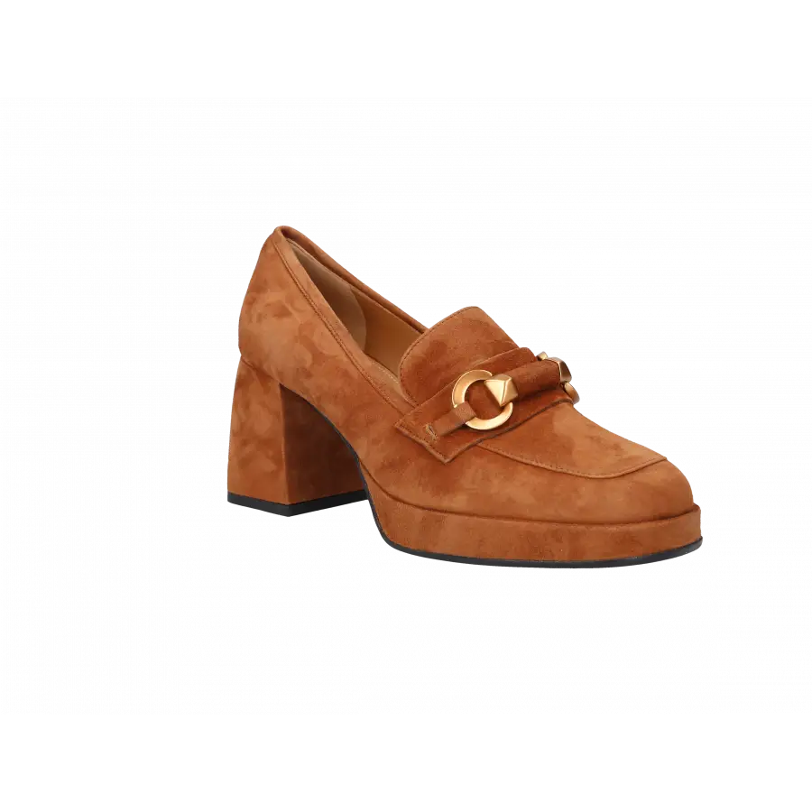 EN AVANT - Pumps 2164 Veloursleder - braun