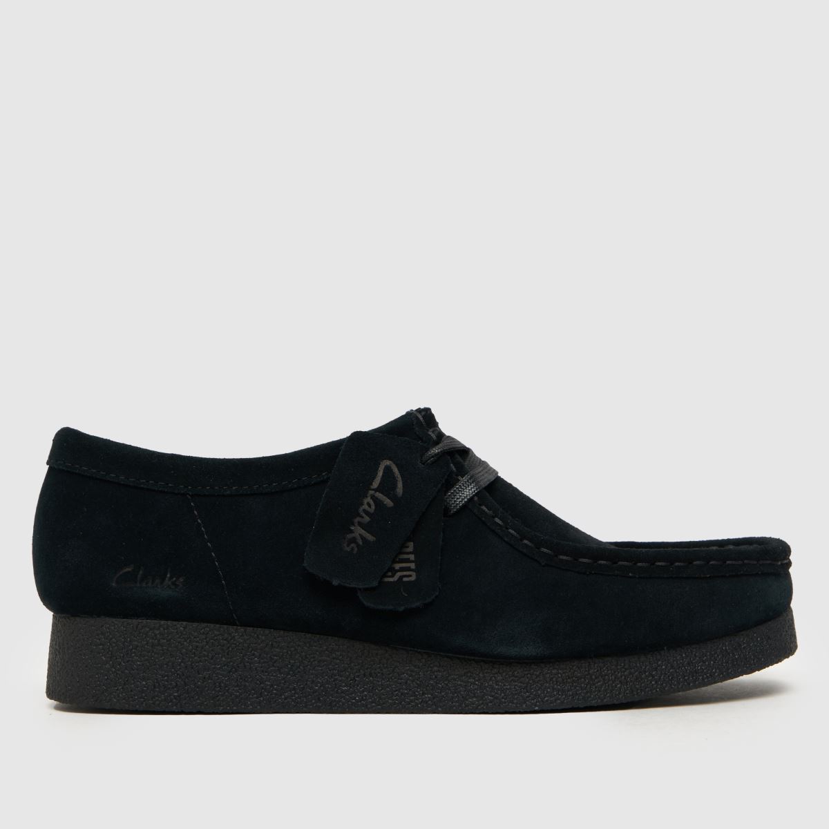 Clarks – Wallabee Evo – Svarta platta skor