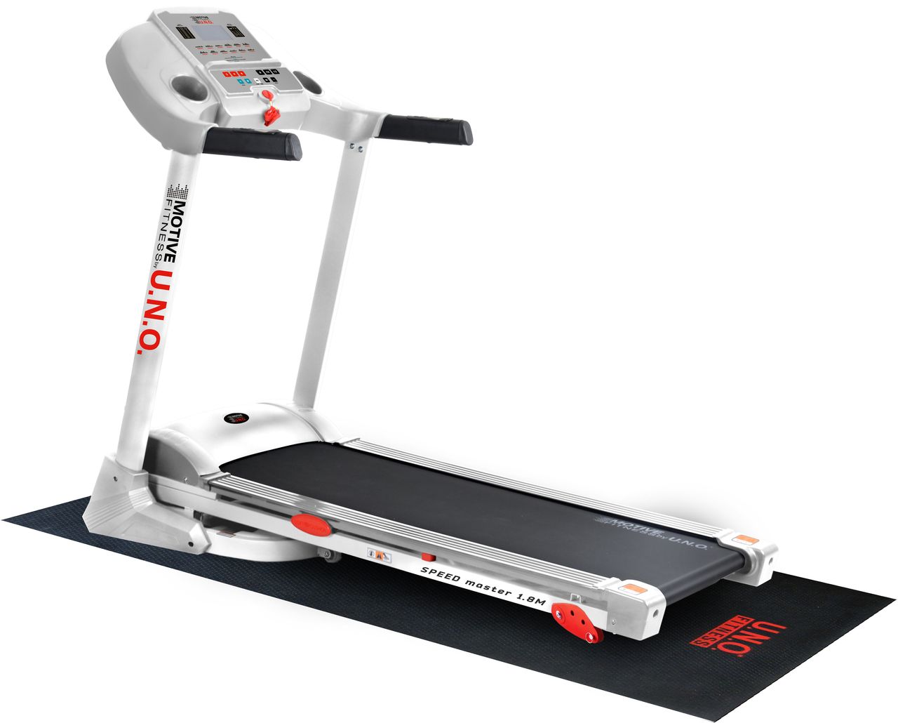 MOTIVE FITNESS by U.N.O. Laufband Speed Master 1.8M weiß, inkl. Schutzmatte