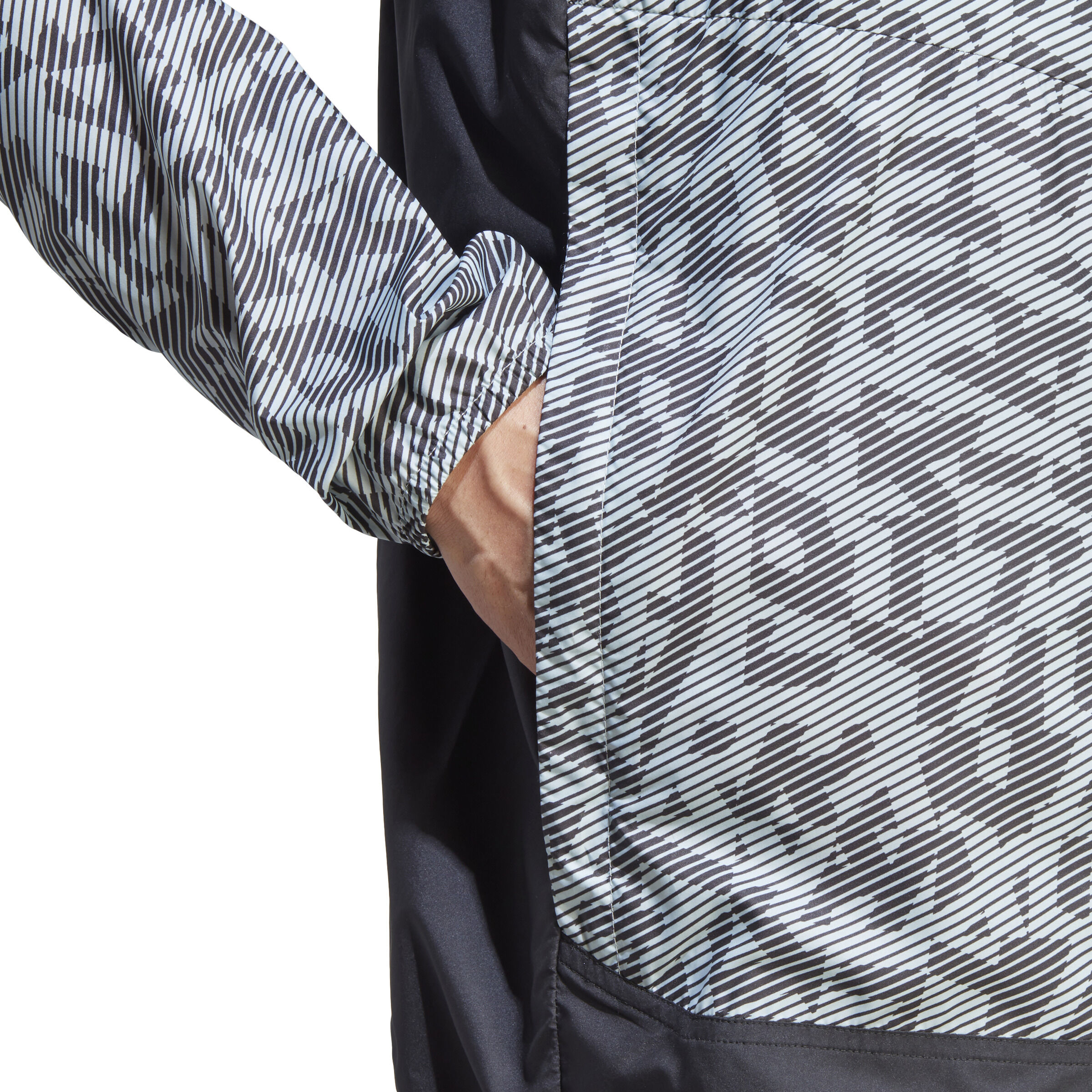 Terrex Trail Wind Laufjacke Herren - Grau, Schwarz