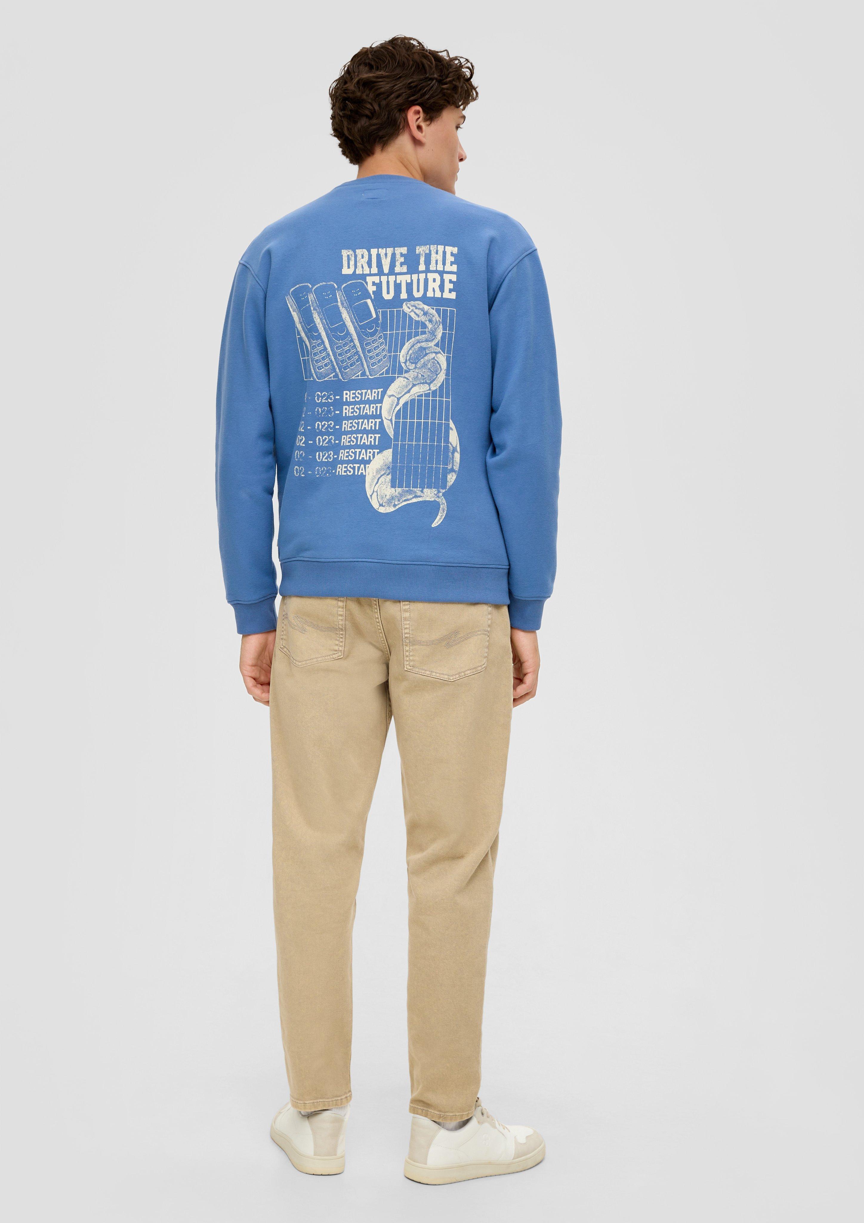 Sweatshirt mit großem Rückenprint  2135029-53D1