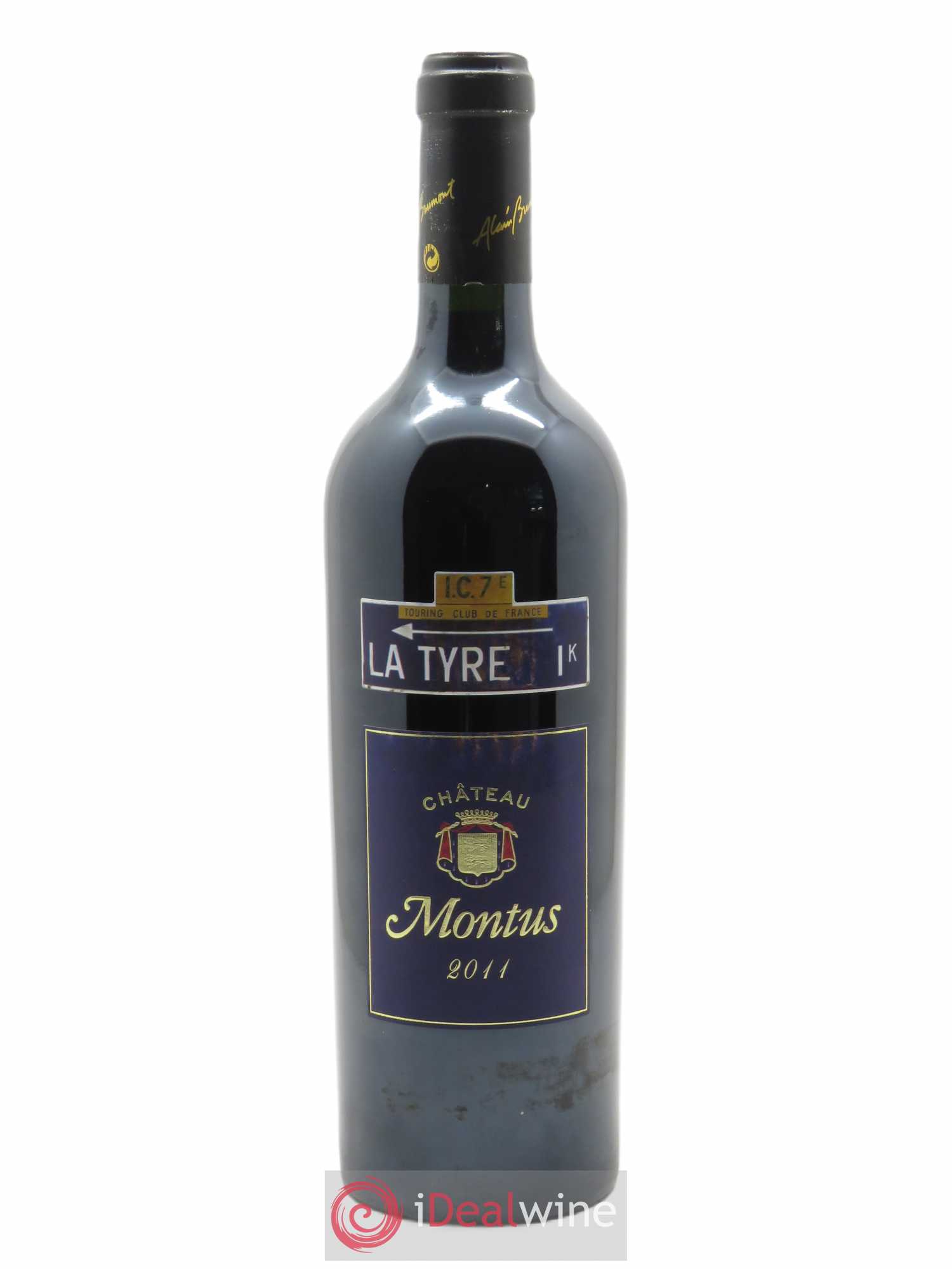 Madiran Château Montus-La Tyre Alain Brumont  2011 - Lot de 1 Bouteille