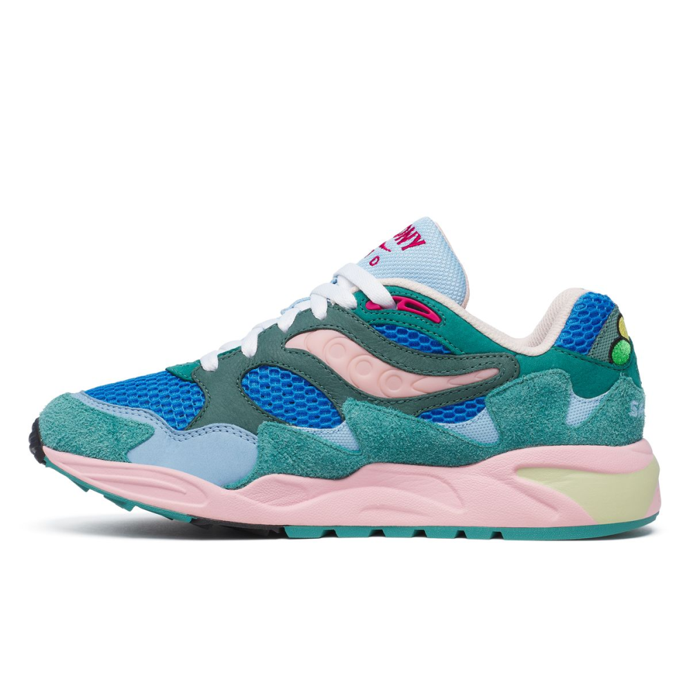 Saucony Jae Tips x Saucony Grid Shadow 2 Whats the Occasion? - Wear To A Date S70826-1 / blau