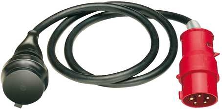 Cabo adaptador Brennenstuhl 1132960 CEE IP44 1,5 m preto H07RN-F 3G1.5 plugue CEE 400 V/16 A