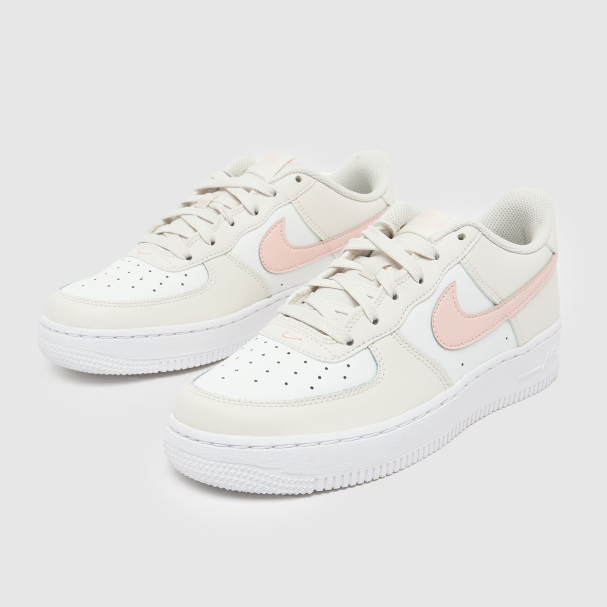 Béžové multifunkční tenisky Nike Air Force 1 pro dívky