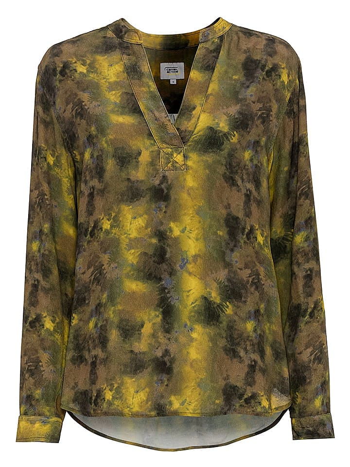 Camel Active Bluse in Khaki/ Gelb günstig kaufen M