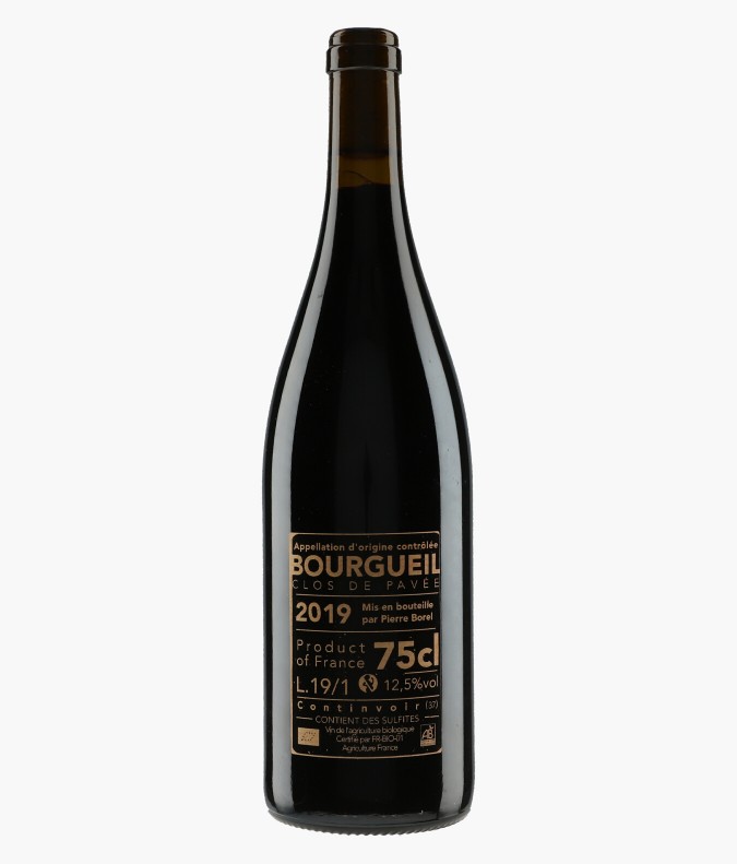 Bourgueil Clos de Pavé 2019BOREL PIERRE
