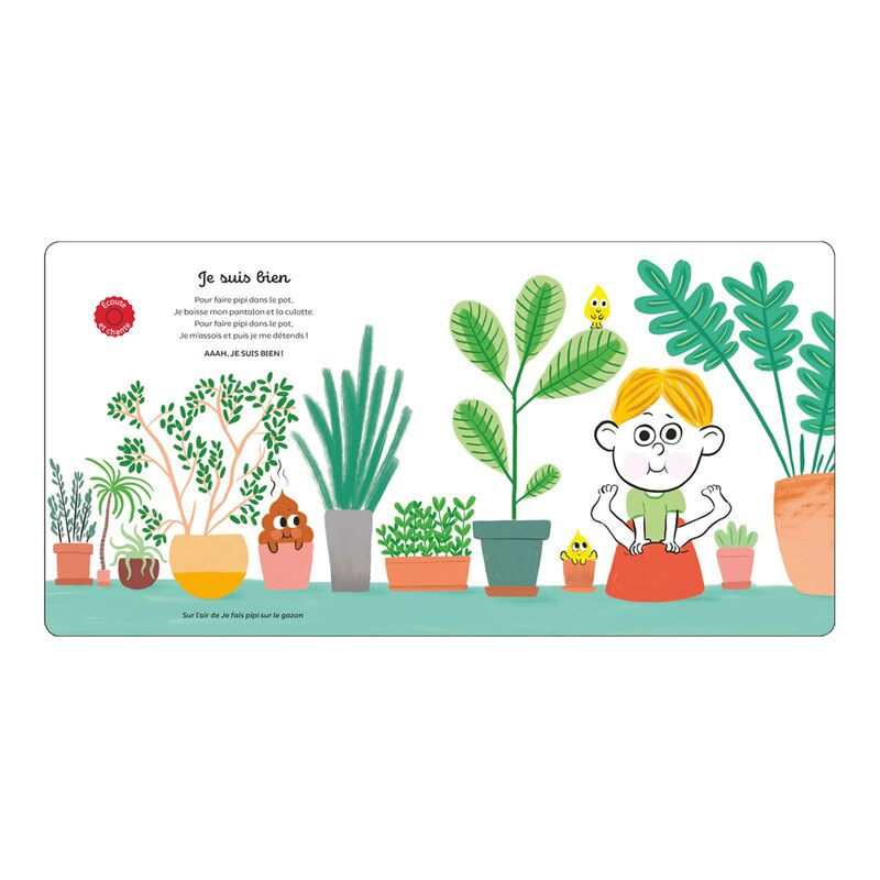 Livre Petites chansons pour aller sur le pot - Larousse Jeunesse