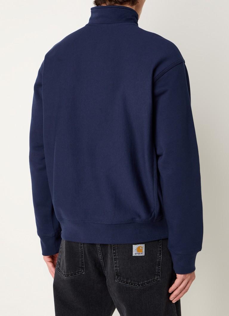 Hanorac cu fermoar și logo Carhartt WIP American Script
