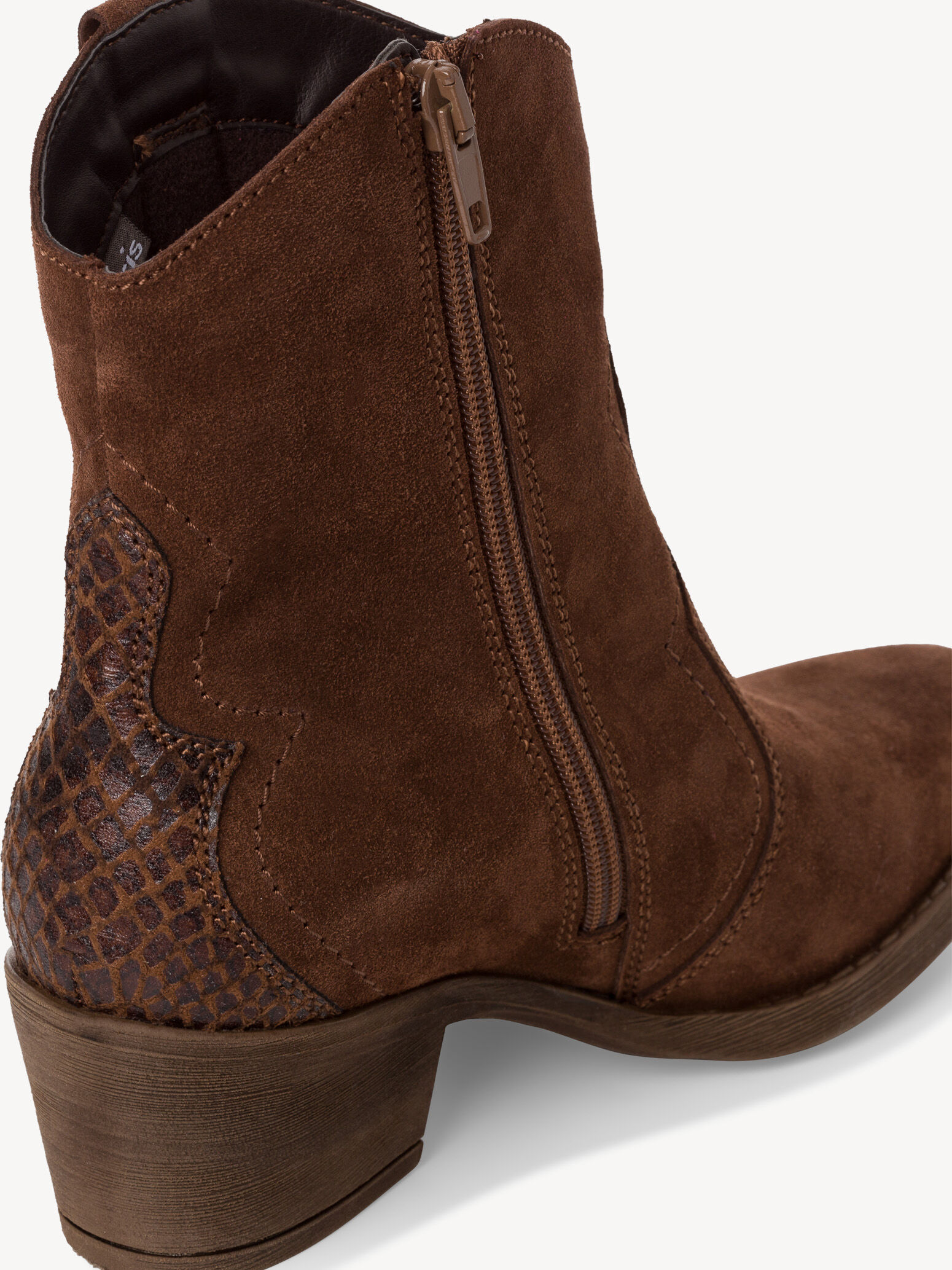 Bottes de cow-boy en cuir - marron
