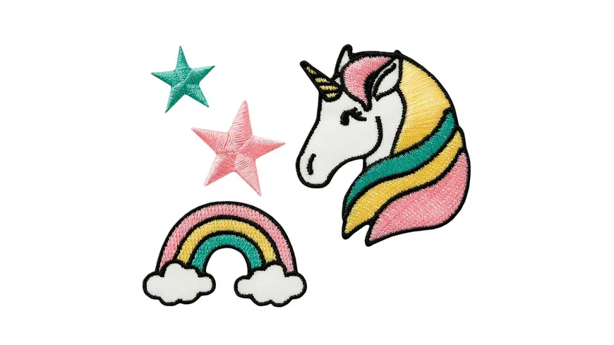 Mono Quick Bügelmotiv Einhorn