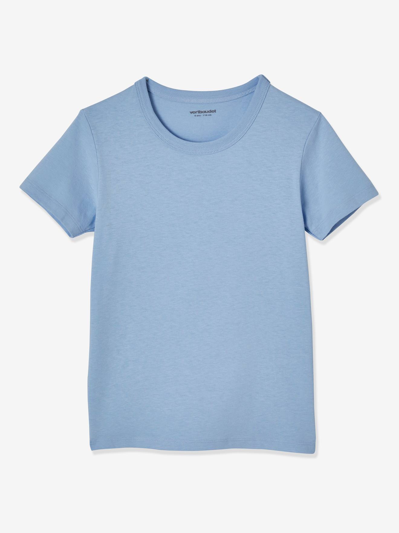 Vertbaudet 3er-Pack Jungen T-Shirts BASIC Oeko-Tex - pack blau