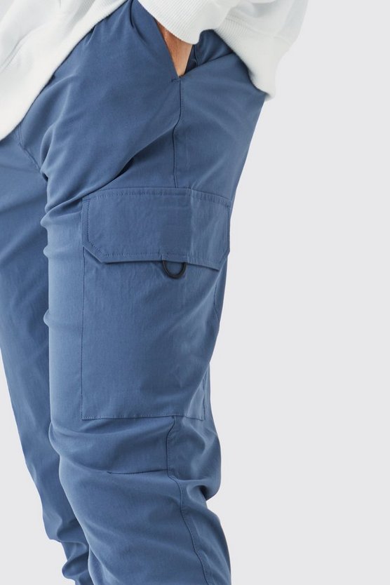 Elastische leichte Stretch Skinny Cargo-Hose