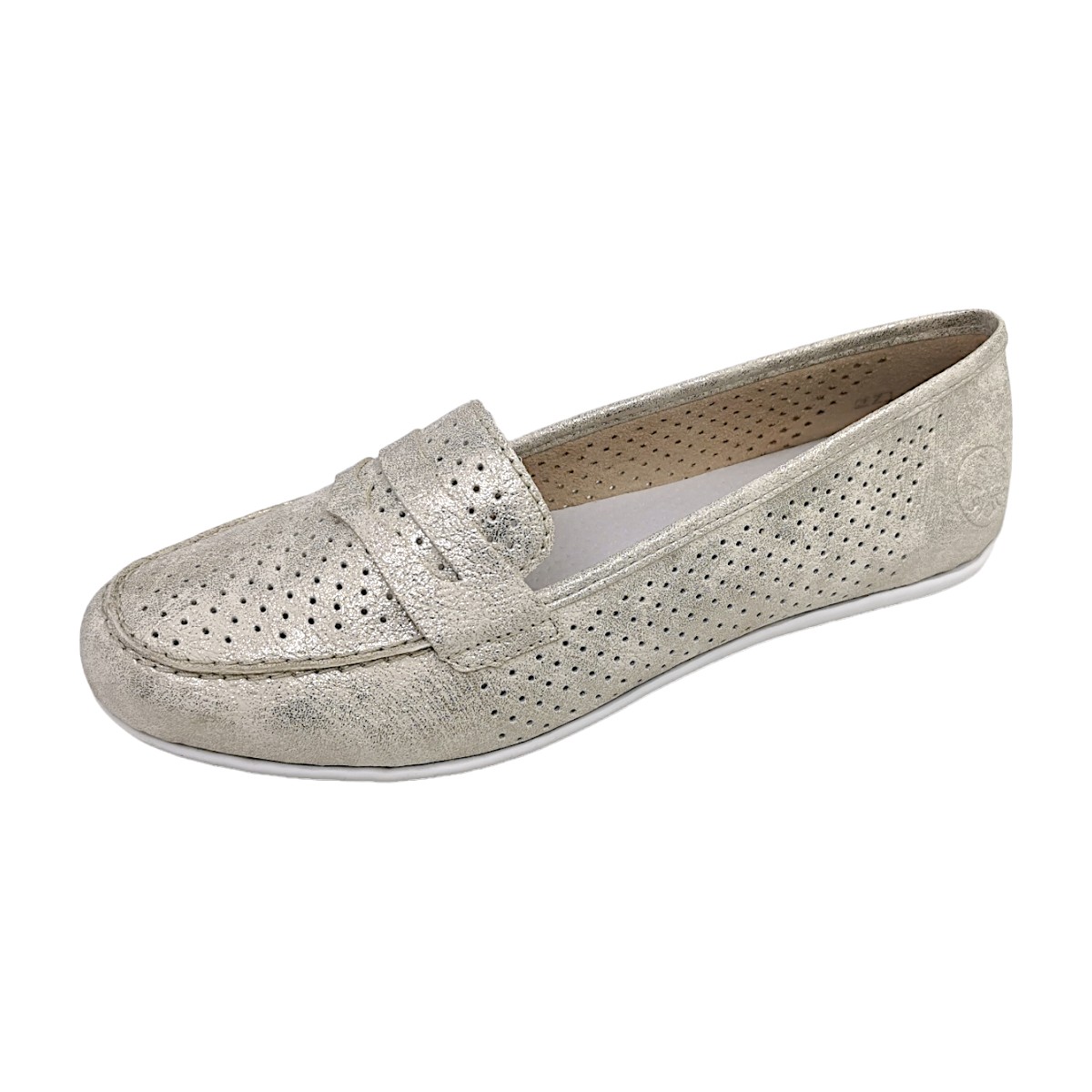 Rieker Aleria 46887-60 Gold 60- Beige/Gold