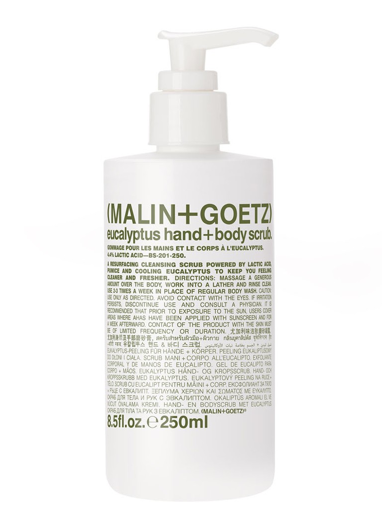 MALIN+GOETZ Exfoliant pentru corp și mâini cu eucalipt - Exfoliant corporal