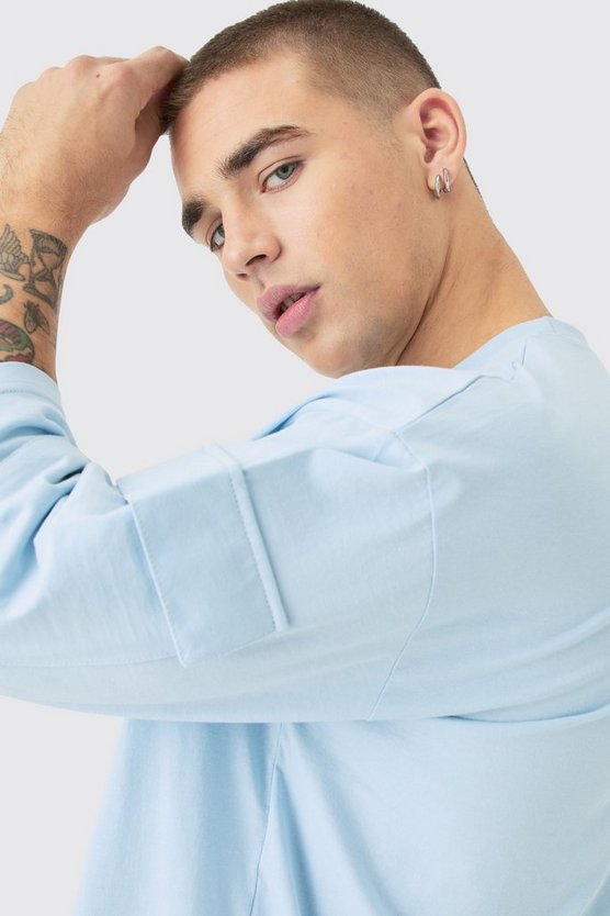 Oversize T-Shirt mit Cargo-Taschen