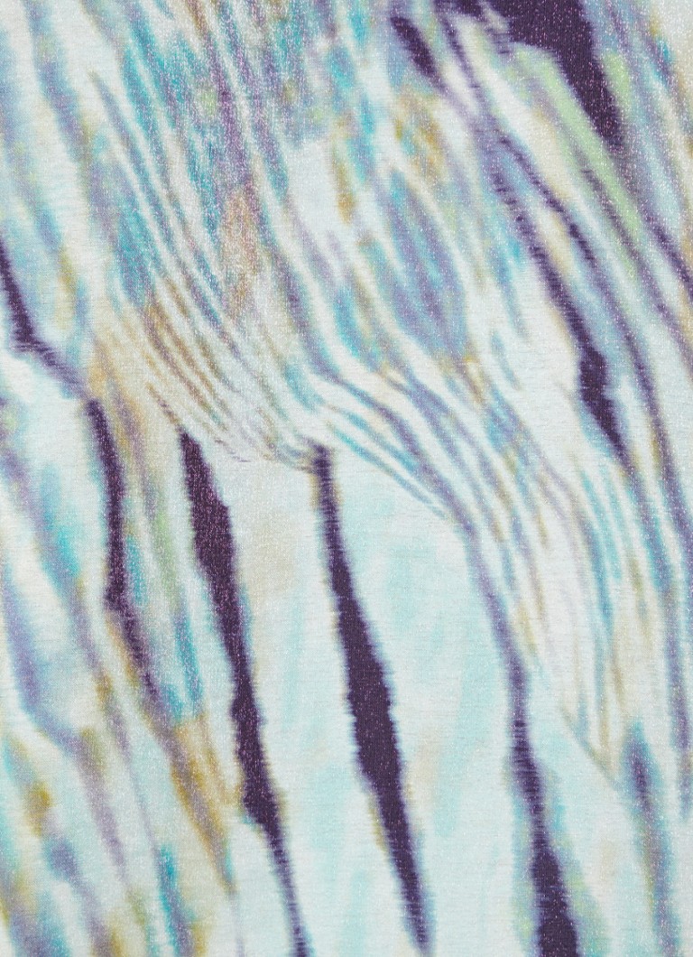 Aaiko  Pillar blouse met zebraprint en lurex
