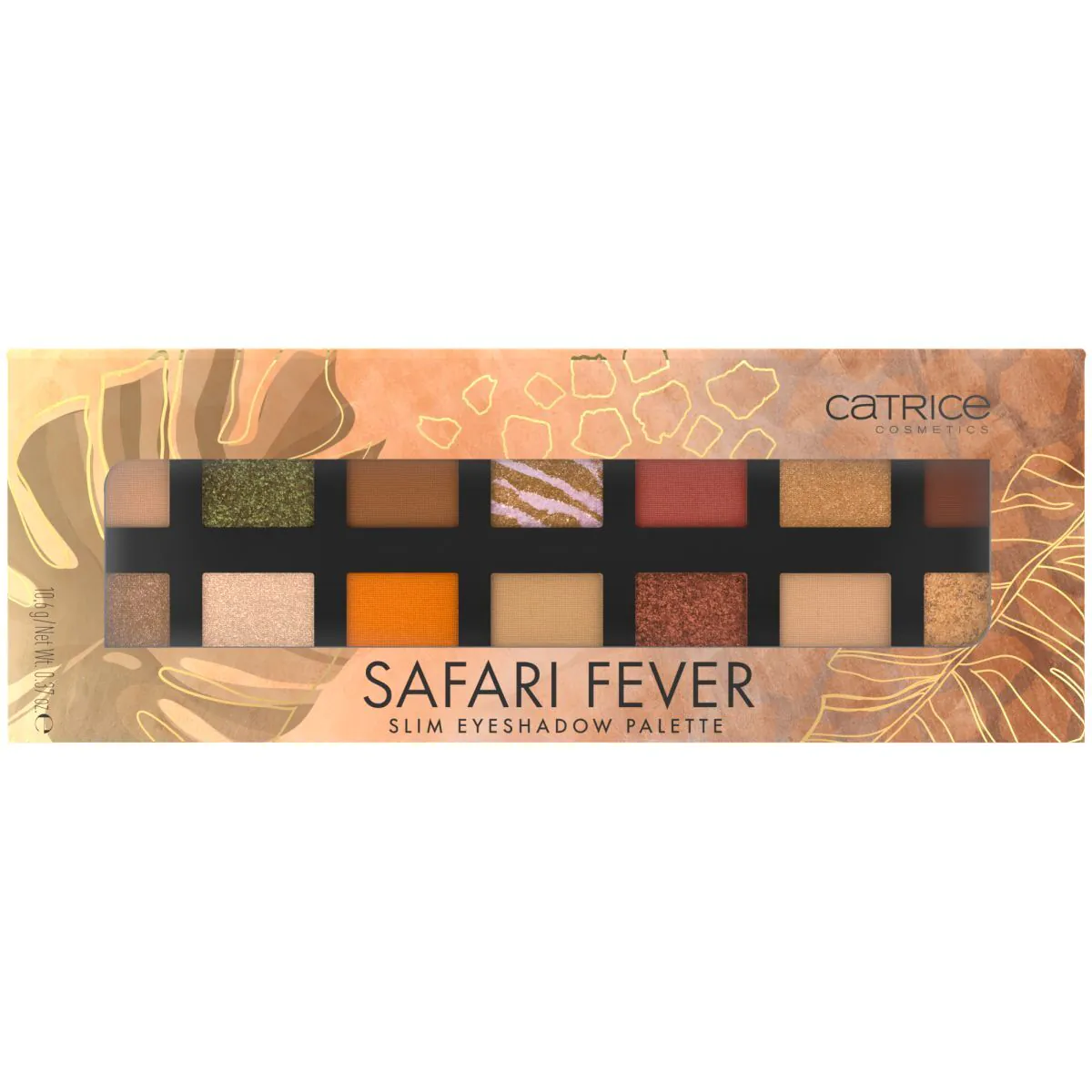 „Catrice Safari Fever Slim“ akių šešėlių paletė 010, 10,6 g