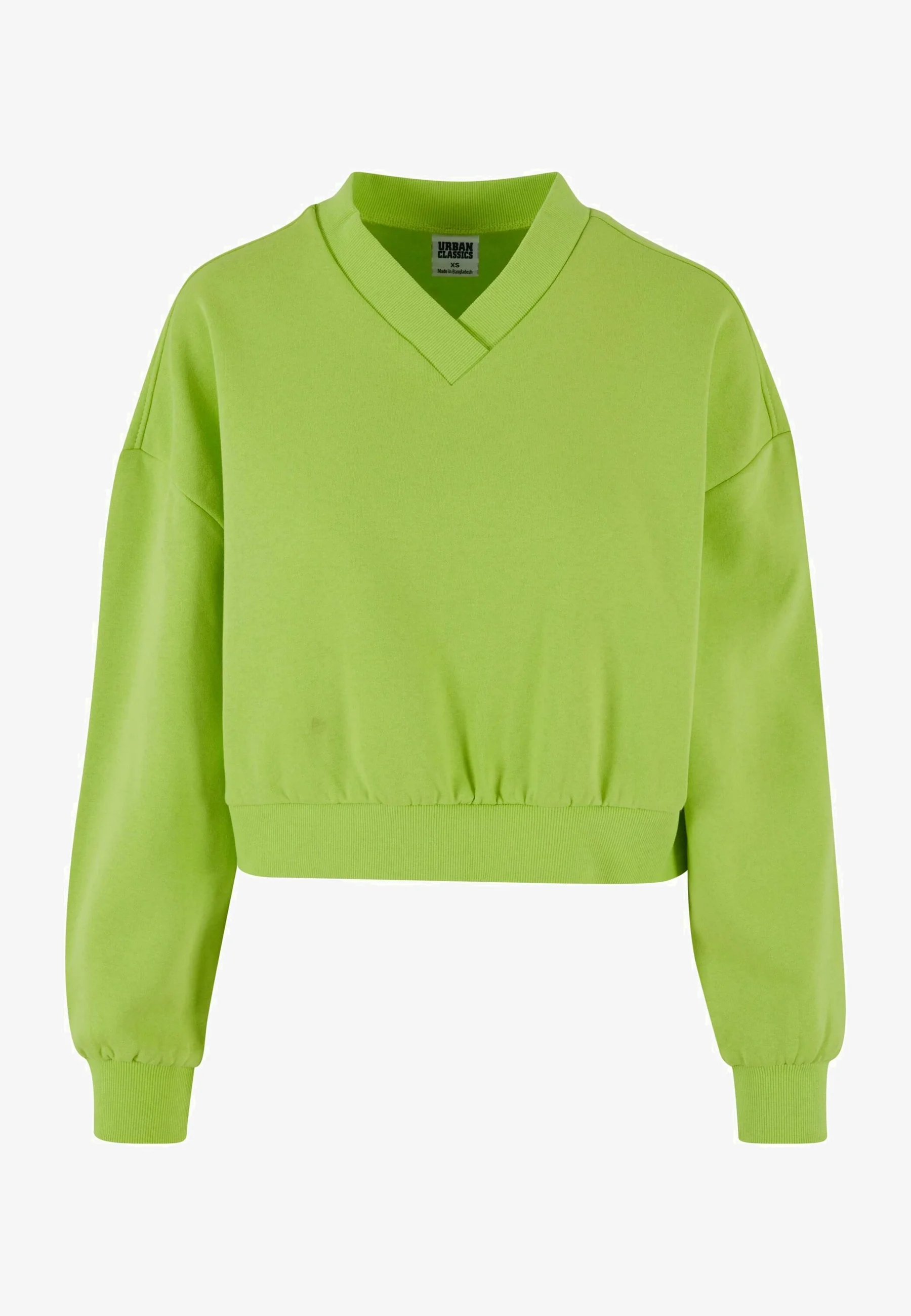 Sudadera Urban Classics con cuello en V recortado