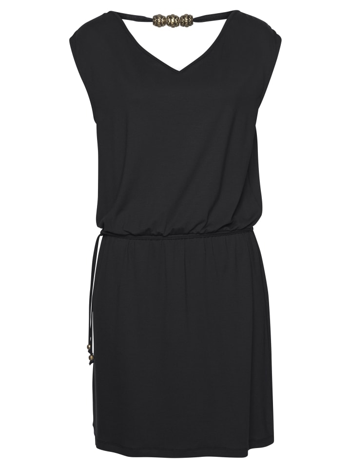 LASCANA Jerseykleid in schwarz günstig kaufen