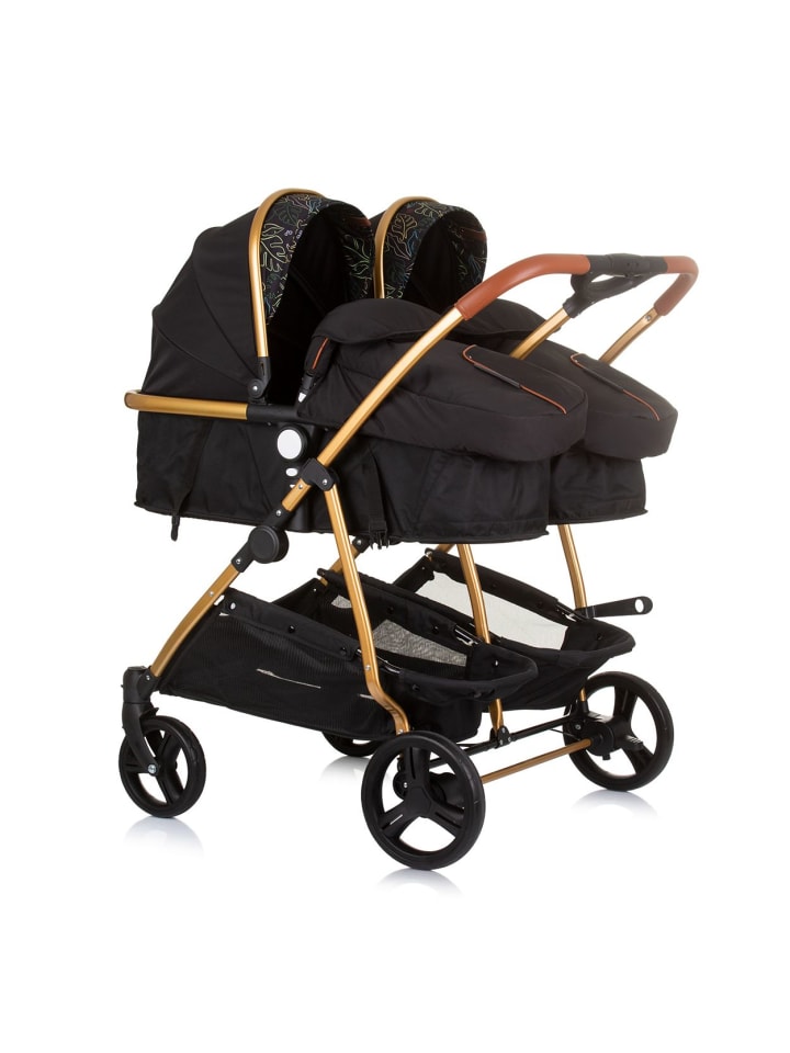 Chipolino Geschwisterkinderwagen Duo Smart in schwarz günstig kaufen onesize