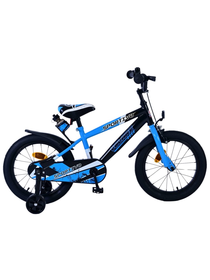 Volare Kinderfahrrad Rocky Fahrrad für Jungen 16 Zoll Kinderrad Blau Schwarz 4 Jahre günstig kaufen onesize