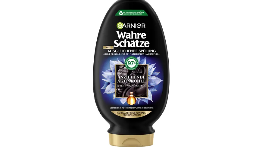 Garnier Wahre Schätze Spülung Charcoal 250 ml