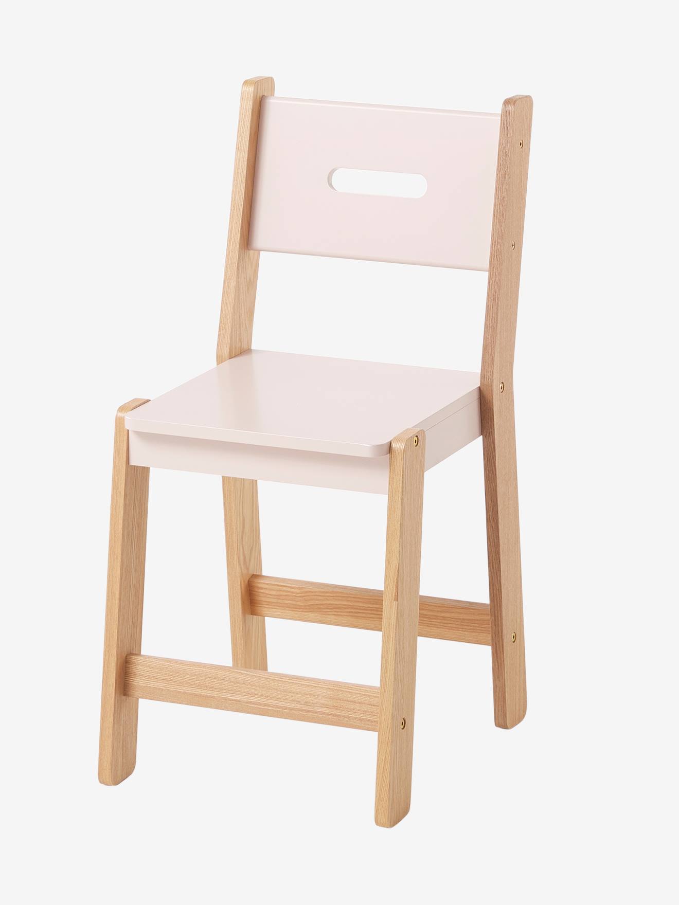 Vertbaudet Kinderstuhl ARCHITEKT JUNIOR, Sitzhöhe 45 cm - aquamarin/natur