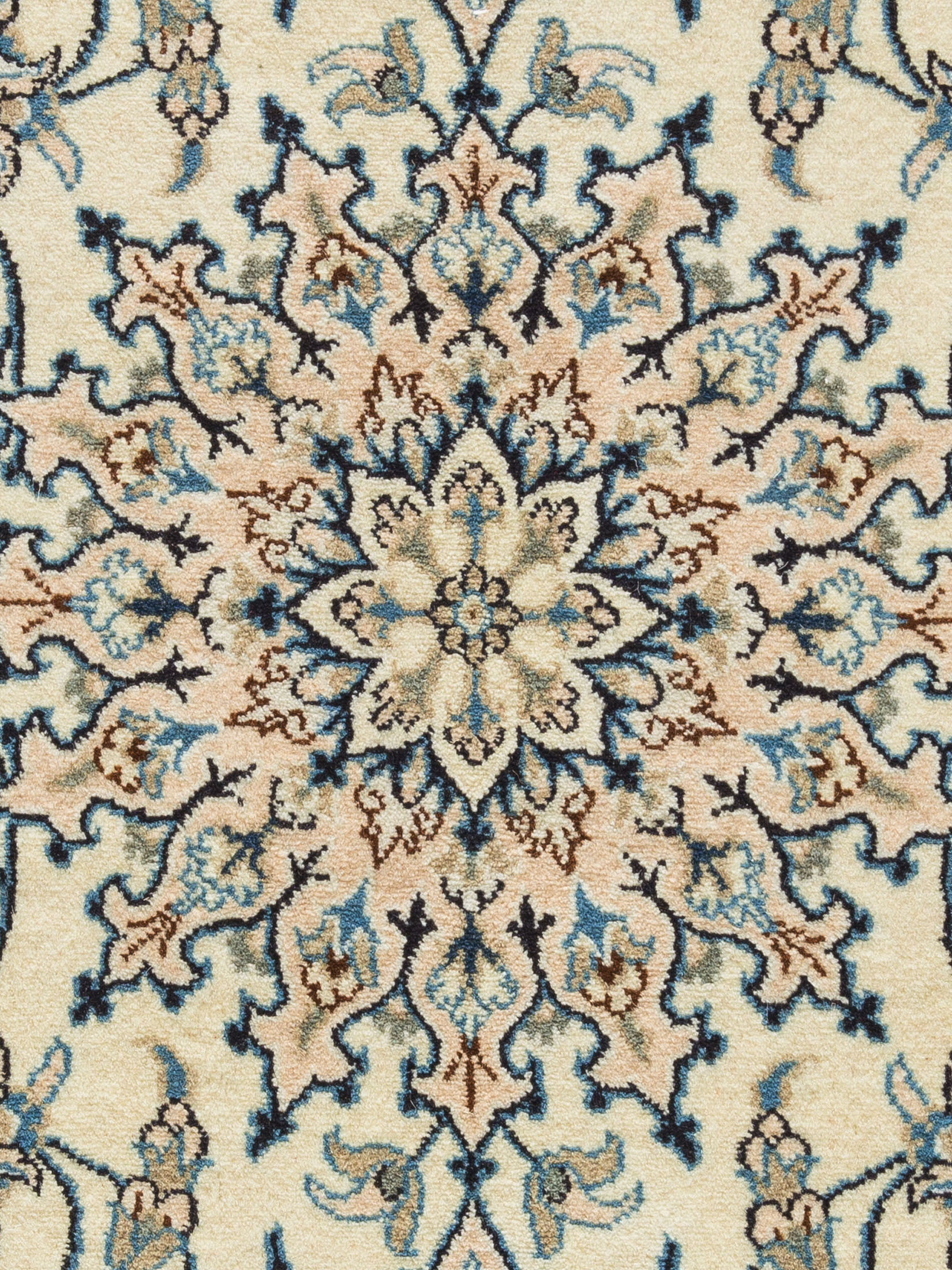 Kaschmar Nain 12 Lah ca. 150 x 192 cm, Unikat / Einzelstück