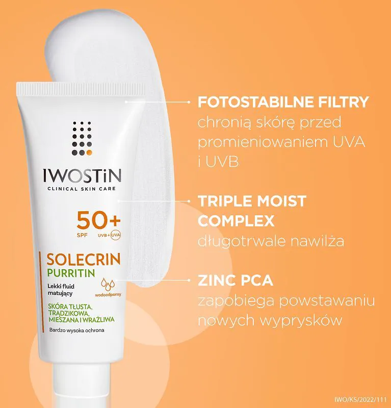 Iwostin Solecrin Purritin Beschermende Fluid SPF 50+