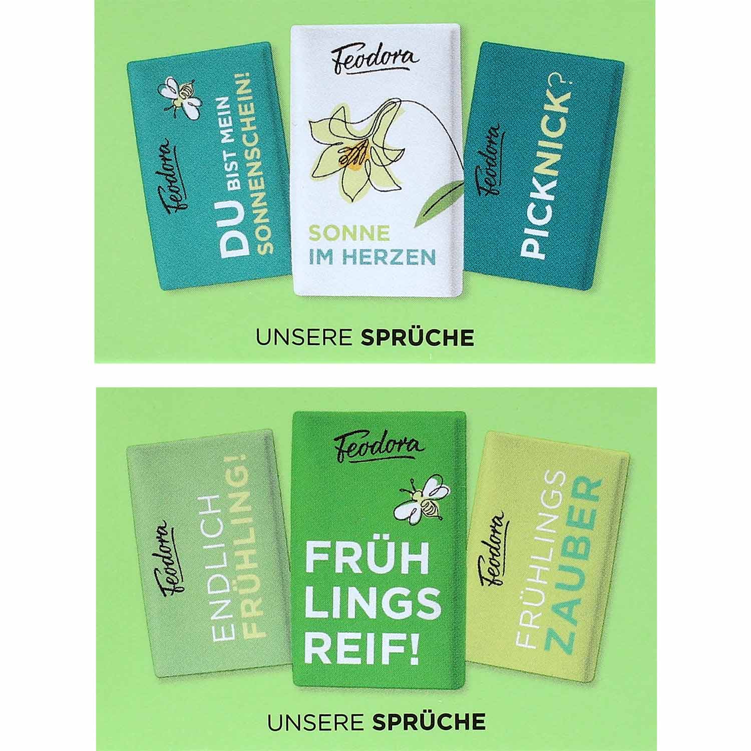Feodora Frühlingstäfelchen Edelbitter-Sahne 225g