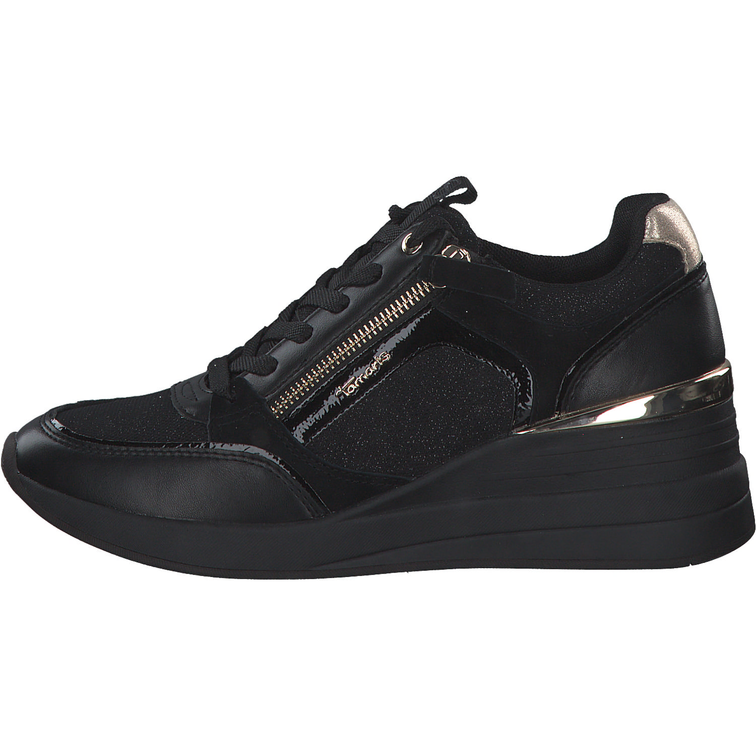 Tamaris 23703, Sneakers Low, Damen, Schwarz