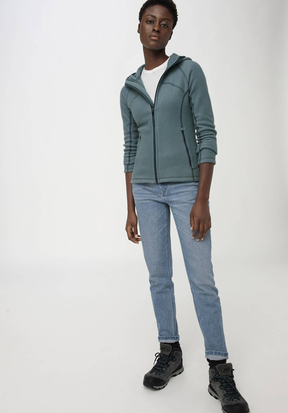 Softfleece-Jacke aus reiner Bio-Baumwolle
