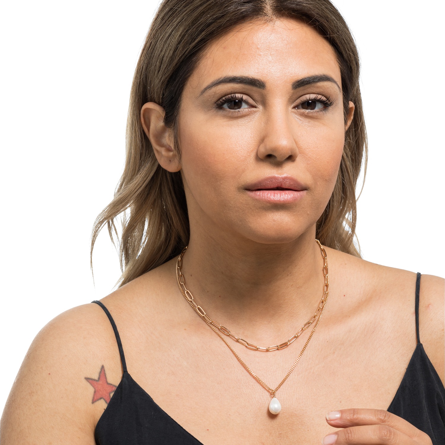 Heideman Conny Necklace Rose Gold Color