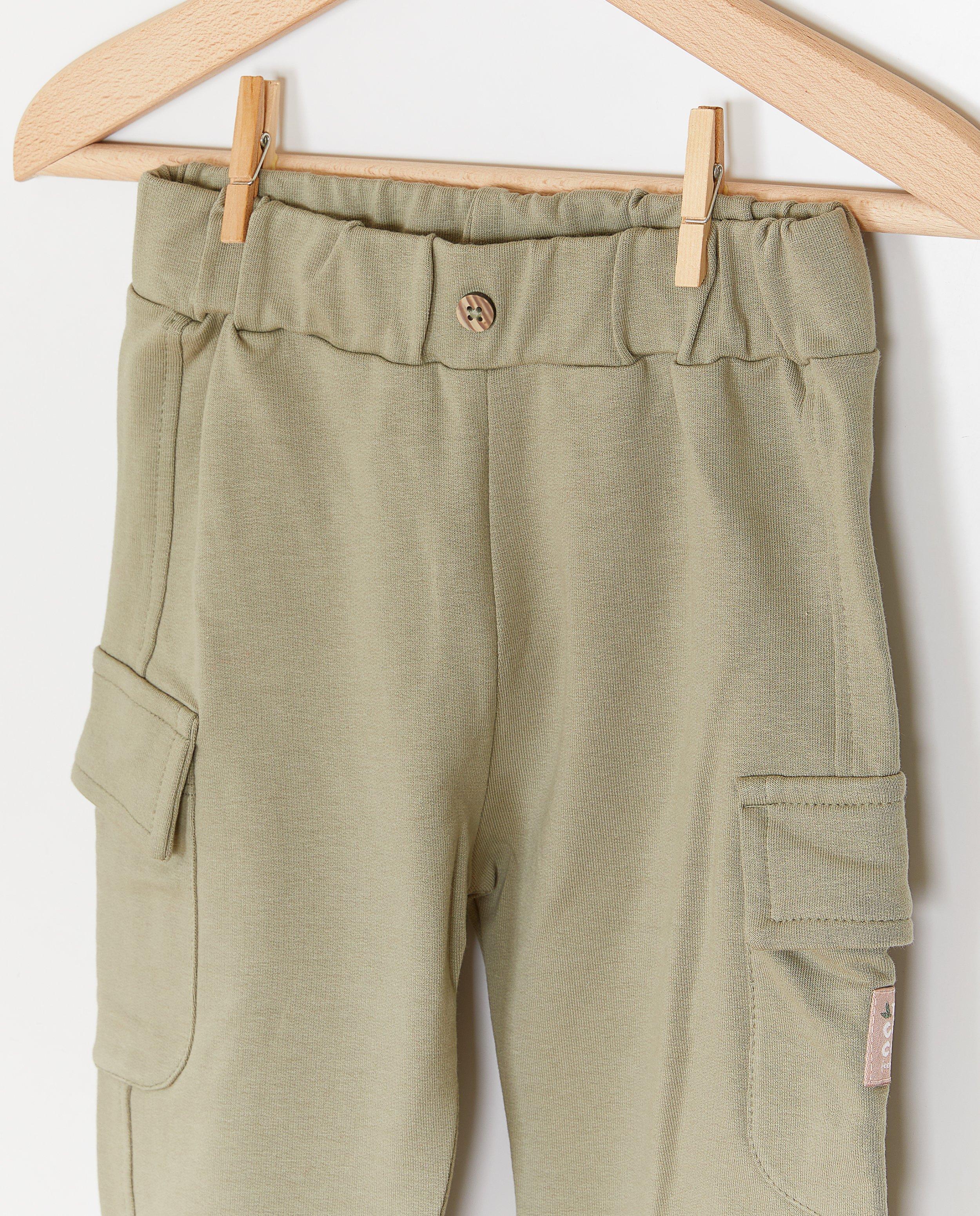 Feetje Joggers oldalsó zsebekkel khaki