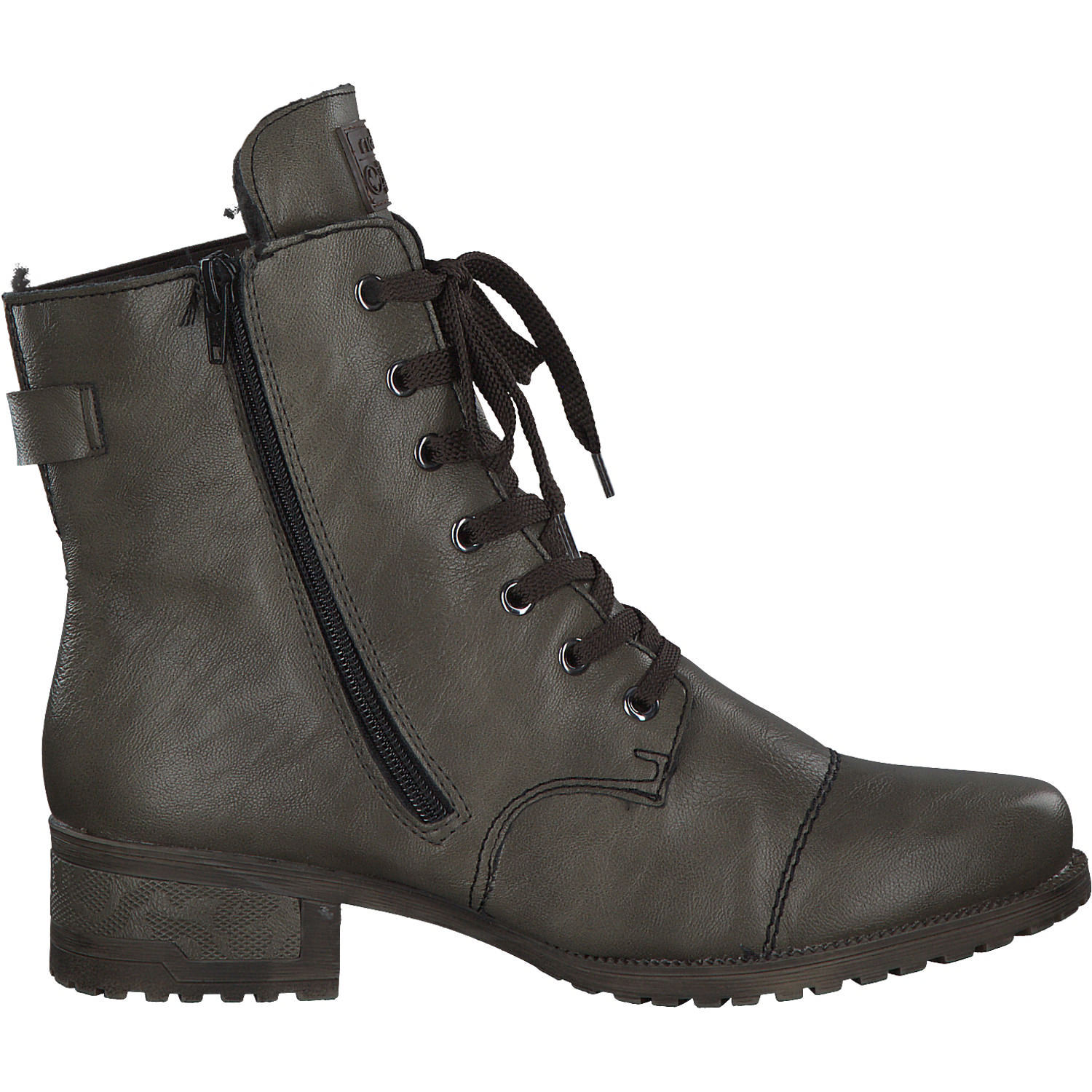 Rieker 70345, Schnürstiefel, Damen, vert