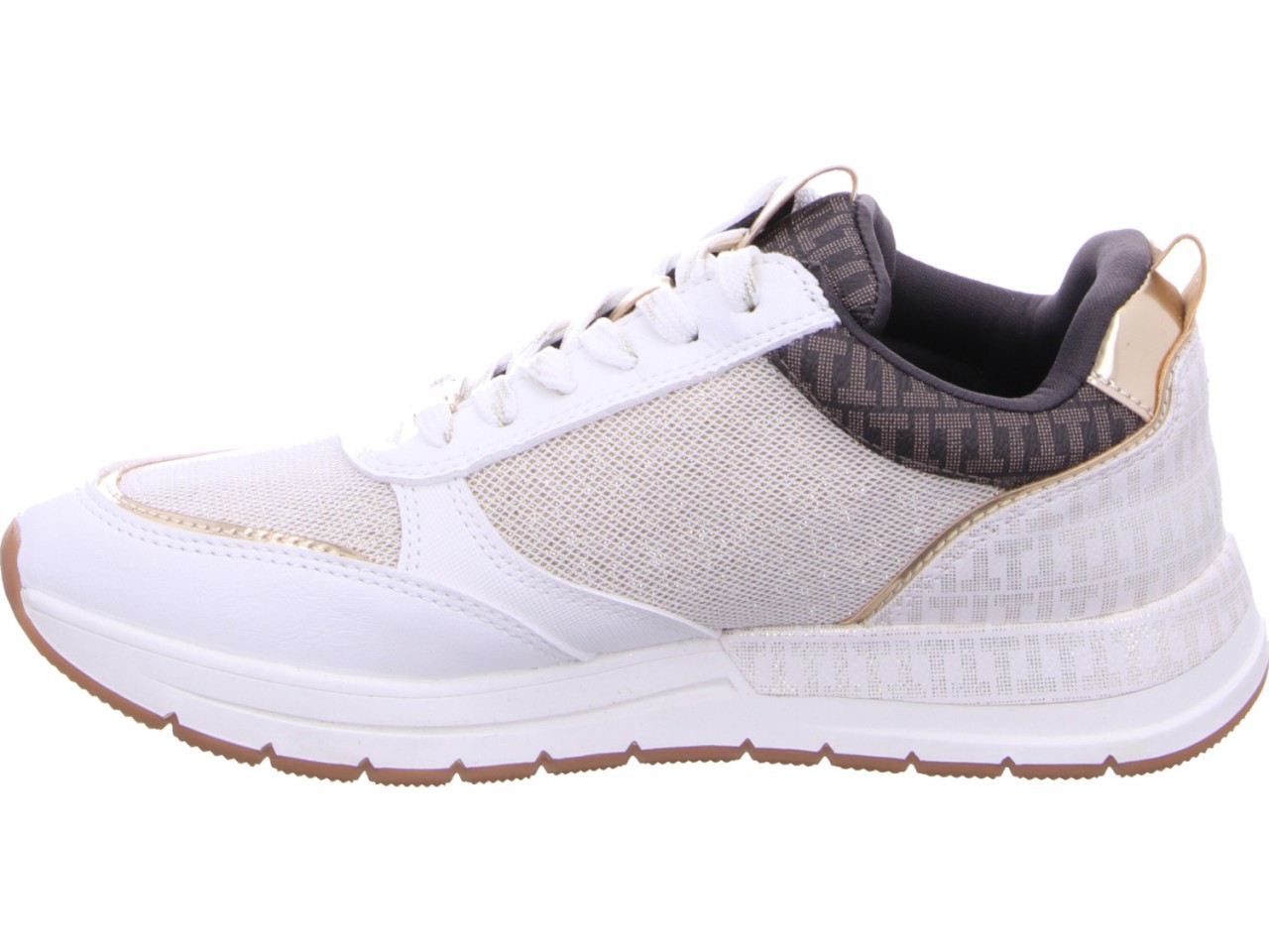 TAMARIS Freizeit Schnürer beige