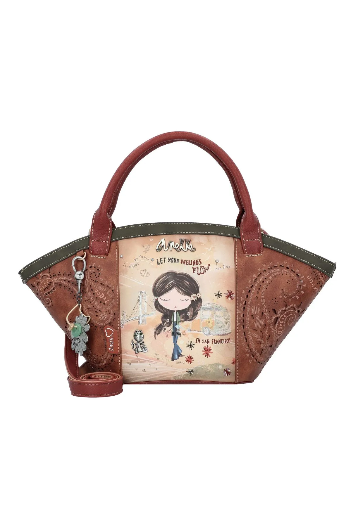Anekke  Handtasche - Mehrfarbig - Unifarben